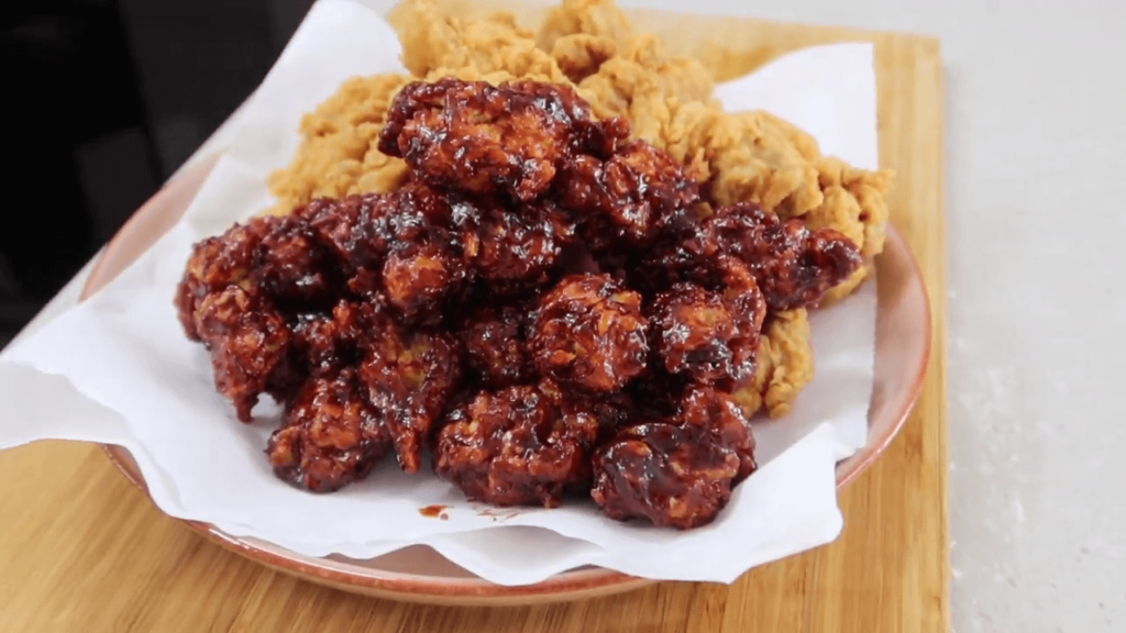 15 Minute Korean Fried Chicken Recipe - Aaron and Claire