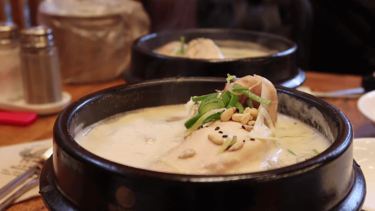 The Best Ginseng Chicken Soup, Seoul, Korea Aaron and Claire