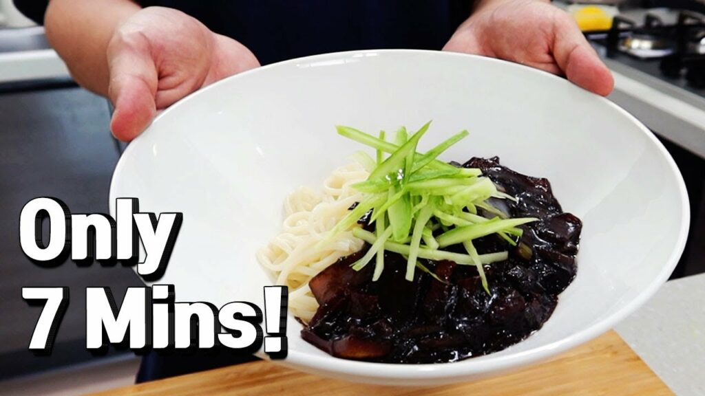 Jjajangmyeon (Korean Black Bean Noodles) Recipe Aaron and Claire
