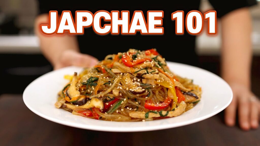 Easy Japchae (Korean Glass Noodle Stir Fry)