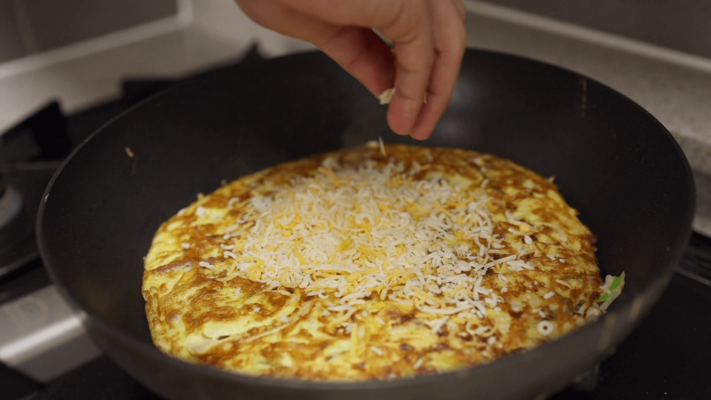 Sprinkle with cheese