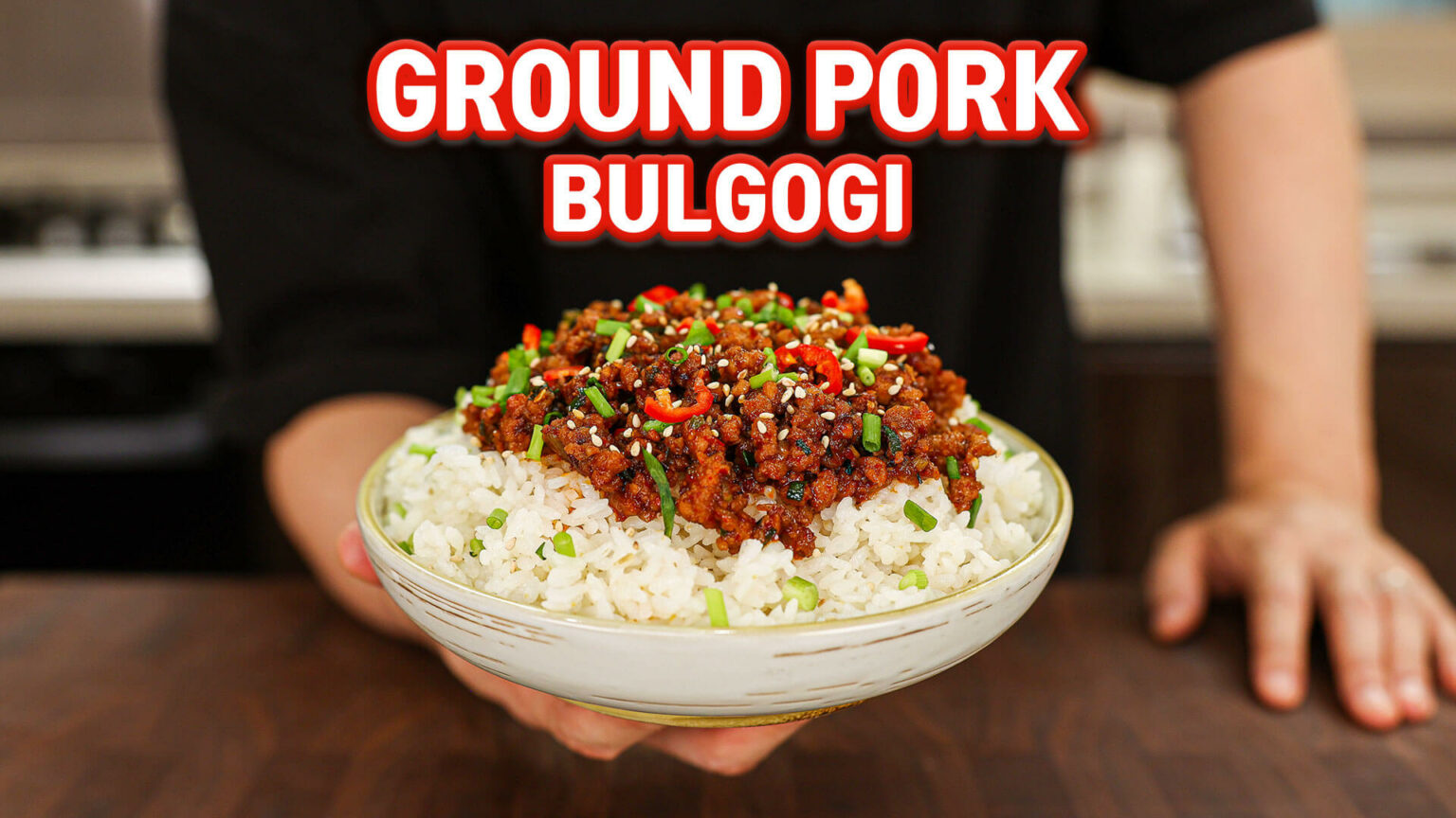 Spicy Ground Pork Bulgogi