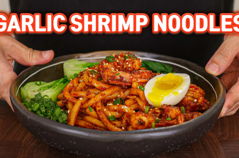 Spicy Garlic Shrimp Noodles