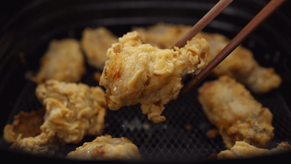 Air fry Korean fried chicken 
