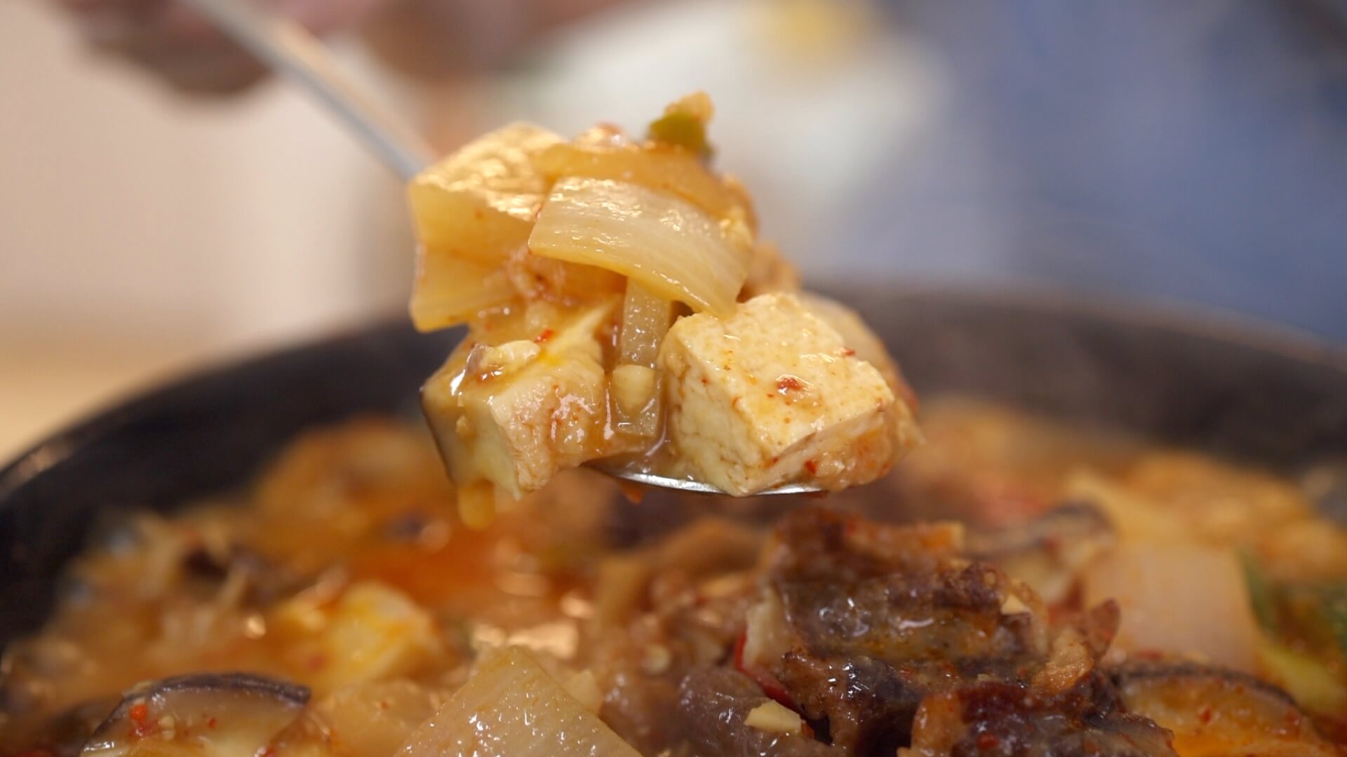 Doenjang Jjigae (Korean Soybean Paste Stew) Aaron and Claire
