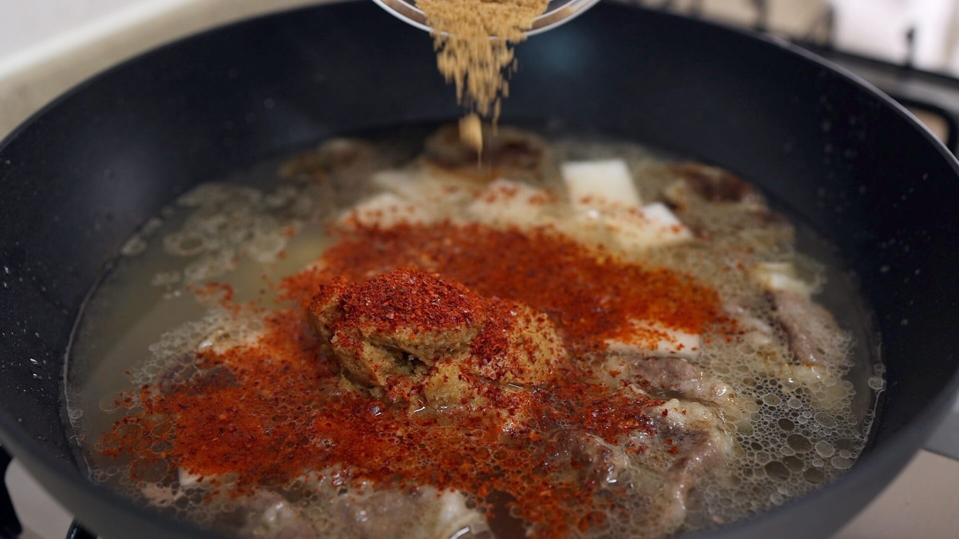 Doenjang Jjigae (Korean Soybean Paste Stew) Aaron and Claire