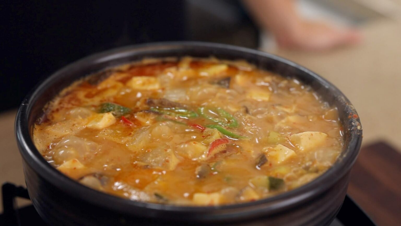 Doenjang Jjigae (Korean Soybean Paste Stew) Aaron and Claire