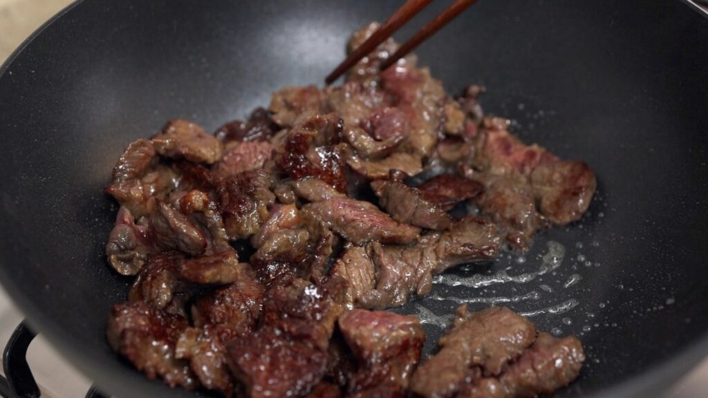 Sear the beef
