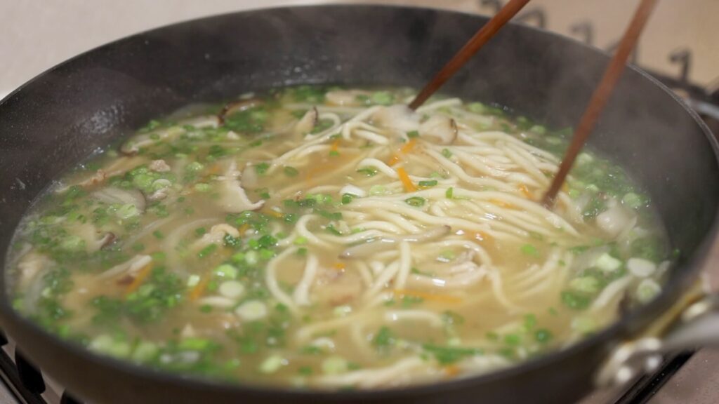 Make chicken noodle soup