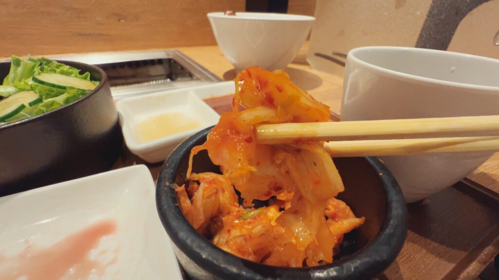 kimchi in a bowl
