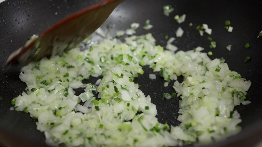 Saute aromatics