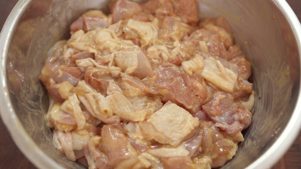 Marinate chicken