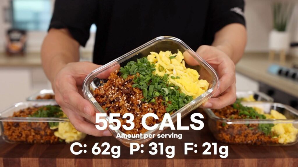 Gochujang Fried Rice Meal Prep
