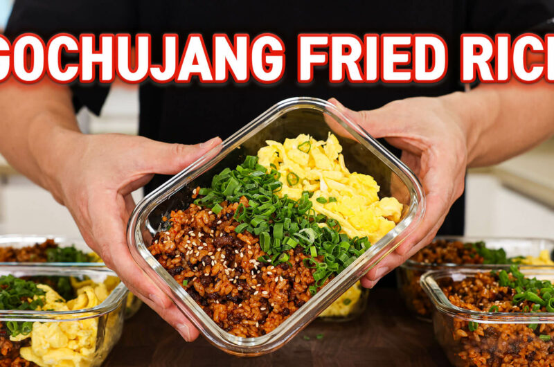 Gochujang Fried Rice (Meal Prep Recipe)