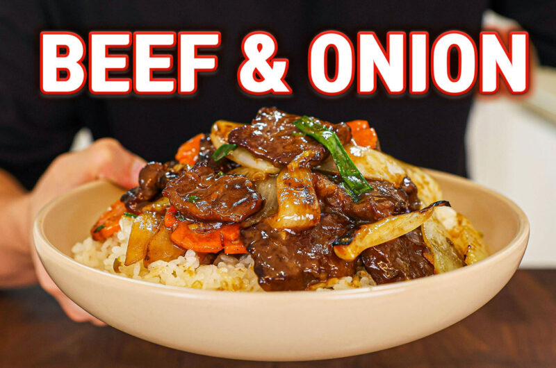 Chinese Beef and Onion Stir Fry
