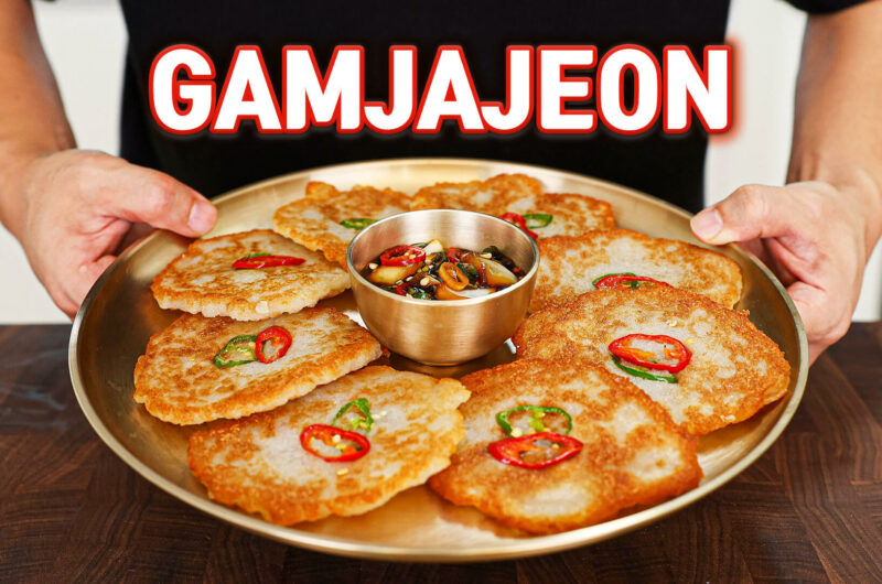Korean Potato Pancakes (Gamjajeon)