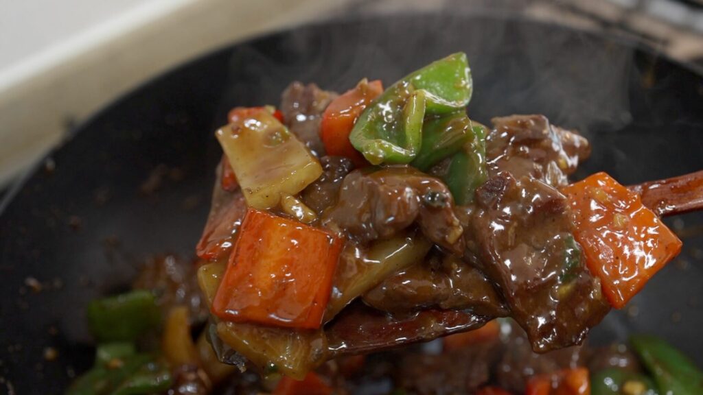 Black Pepper Beef Stir-Fry