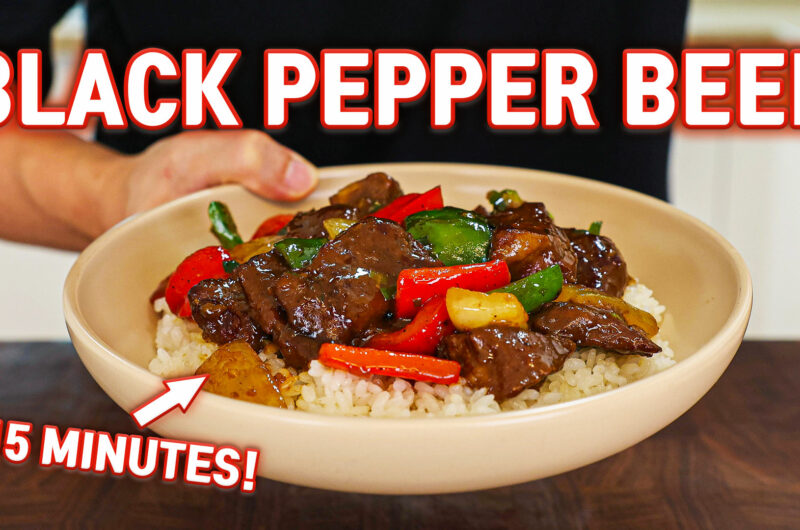Chinese Black Pepper Beef