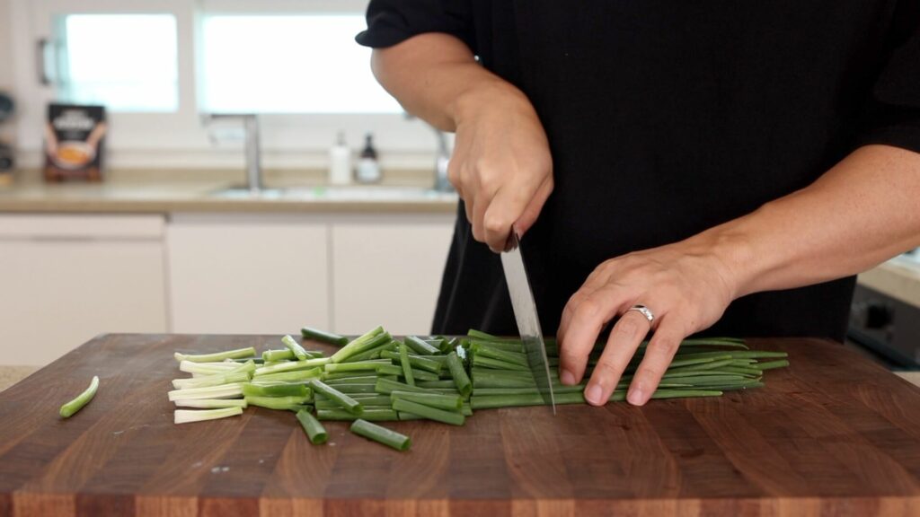 Chop Green Onions