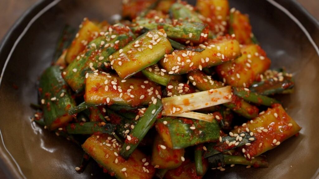 Cucumber Kimchi (Oi Kimchi)