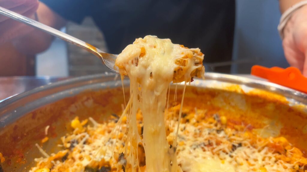 Fried Rice with Cheese