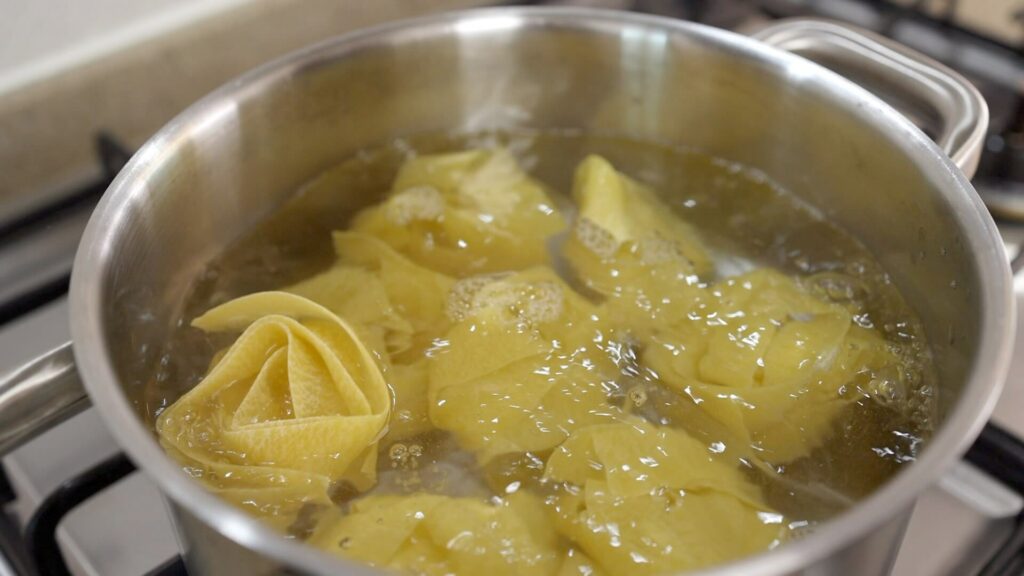 Cook Pasta For Gochujang Pasta