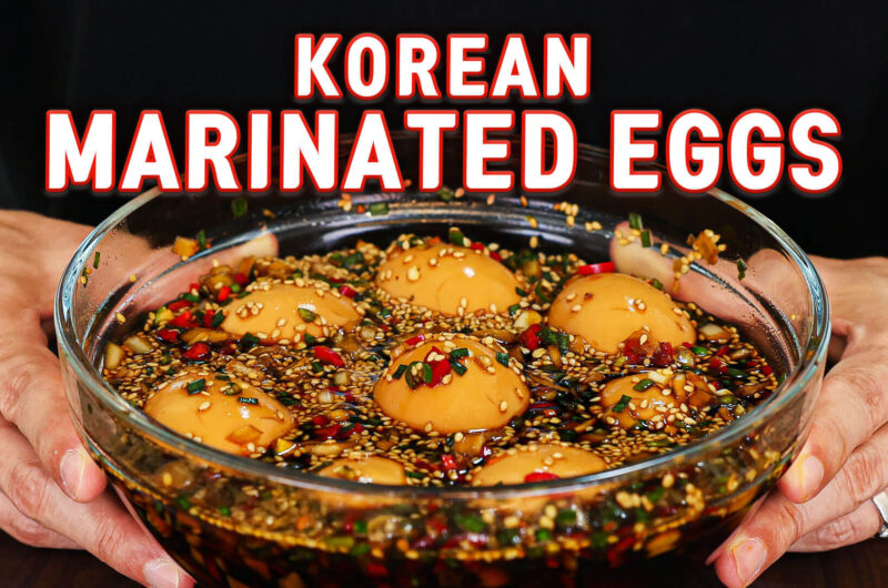 Korean Marinated Eggs (Mayak Eggs)