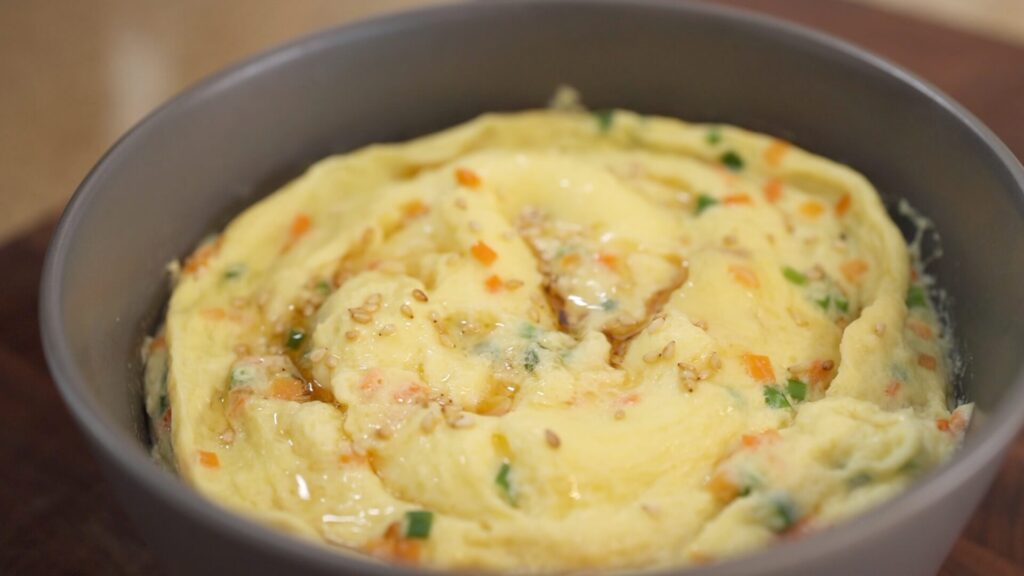 Korean Steamed Eggs (Microwave Version)