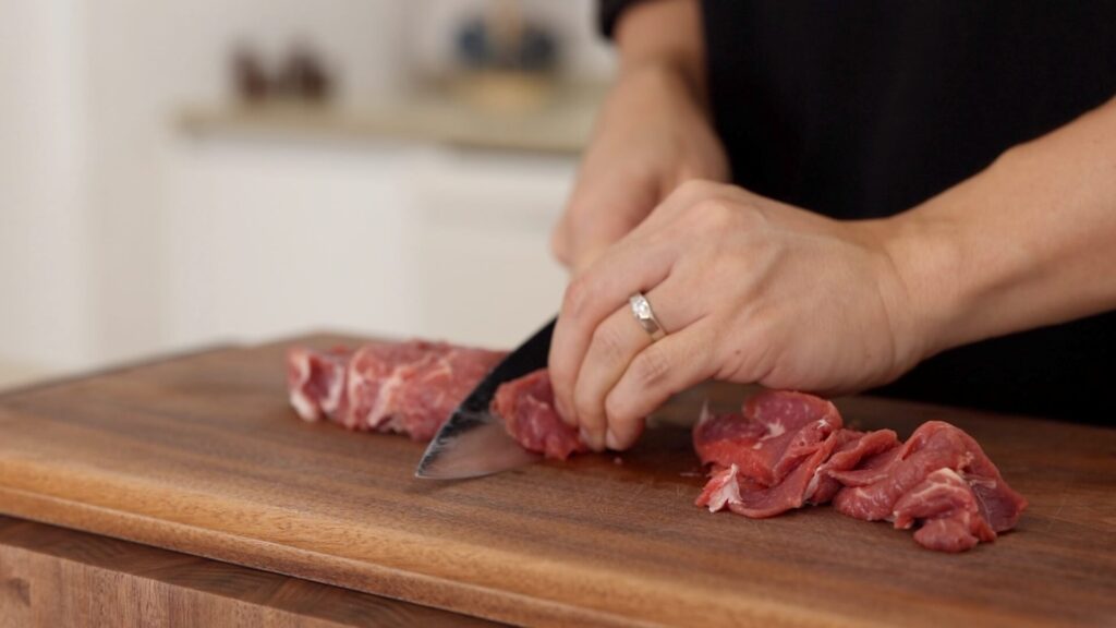 Slicing Beef