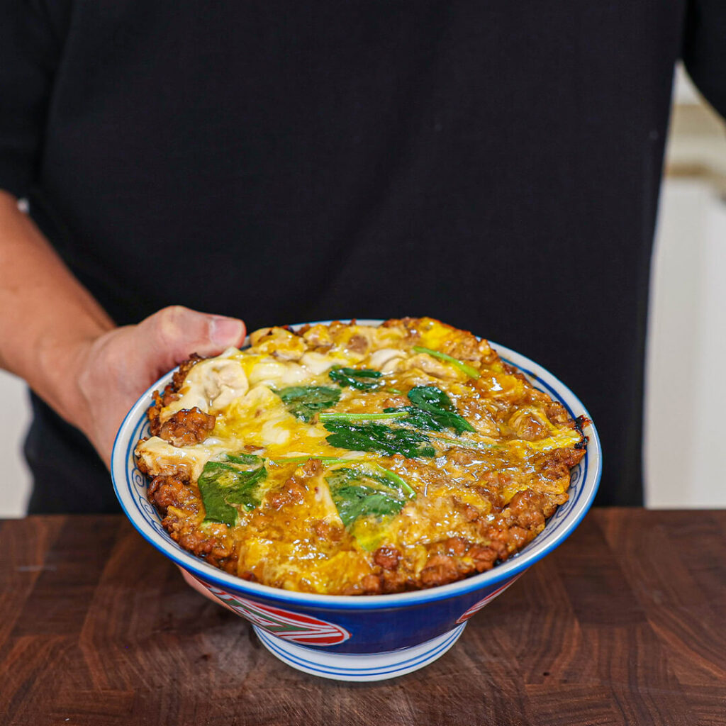 Ground Chicken Oyakodon