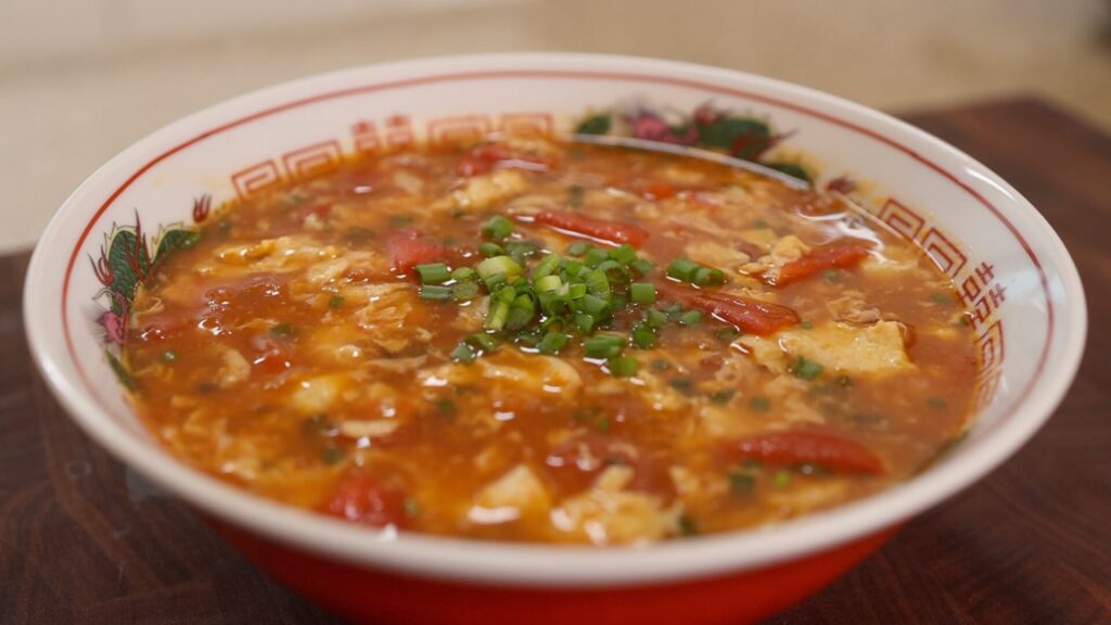Tomato Egg Drop Soup
