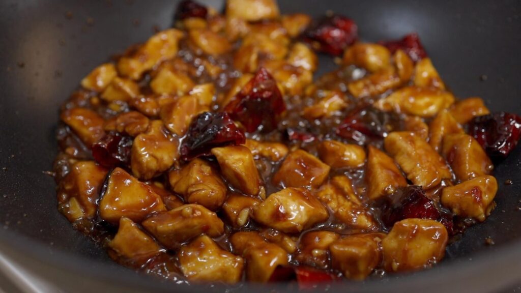 Making Kung Pao Chicken