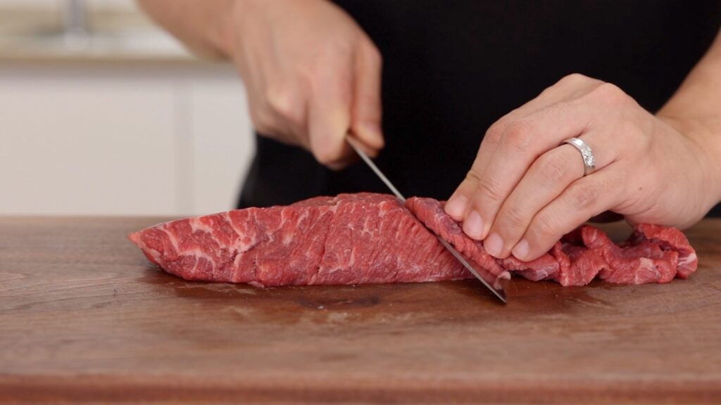 Slicing Beef