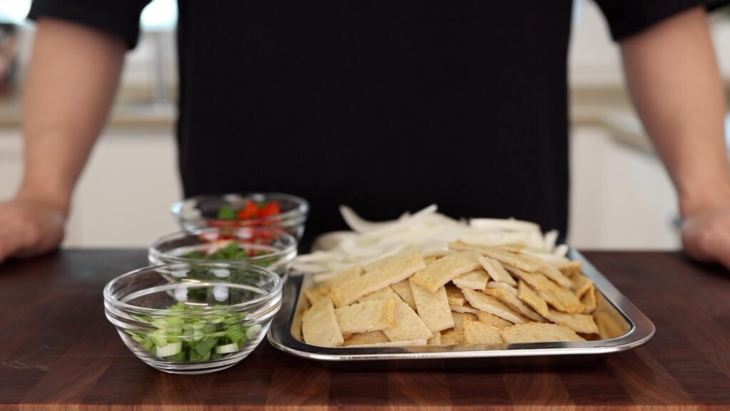 Ingredients for Korean Stir-Fried Fish Cakes