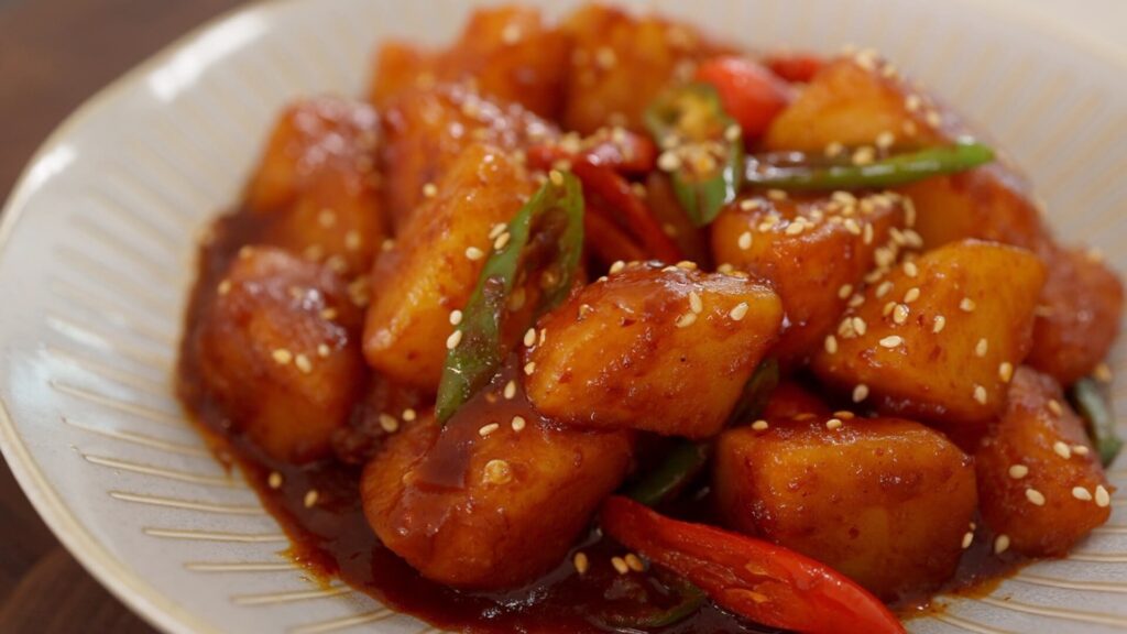 Korean Braised Potatoes (Gamja Jorim)