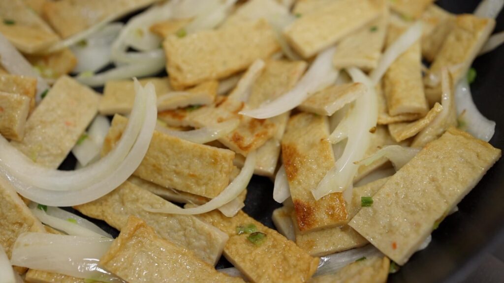 Stir Fry Fish Cakes