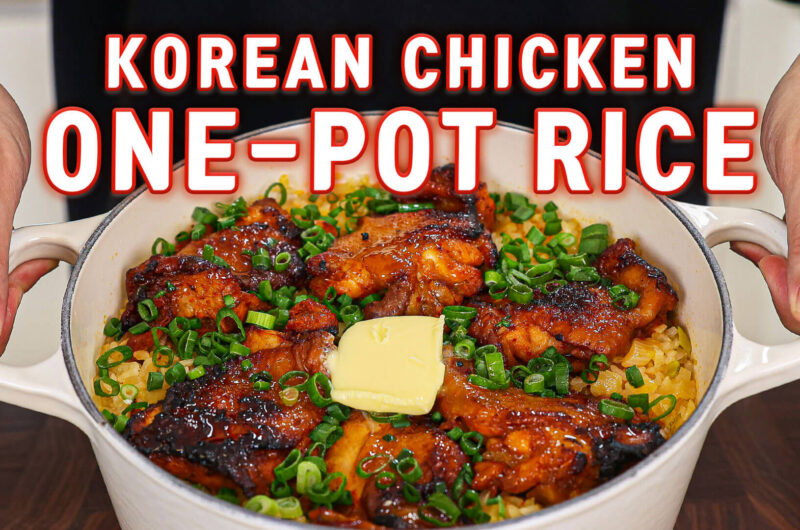 Korean Chicken Pot Rice (Sotbap)