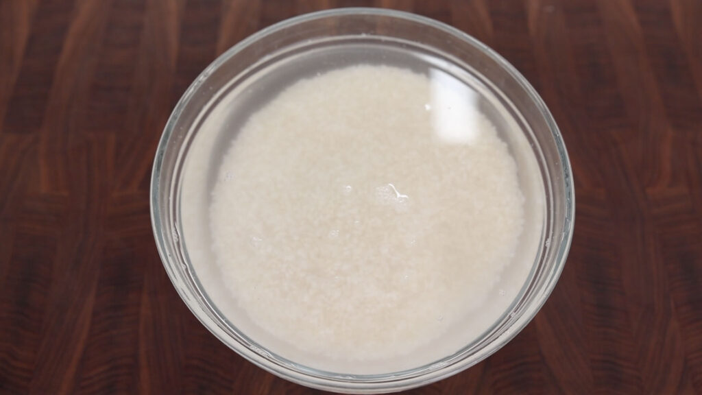 Soak Rice In Water
