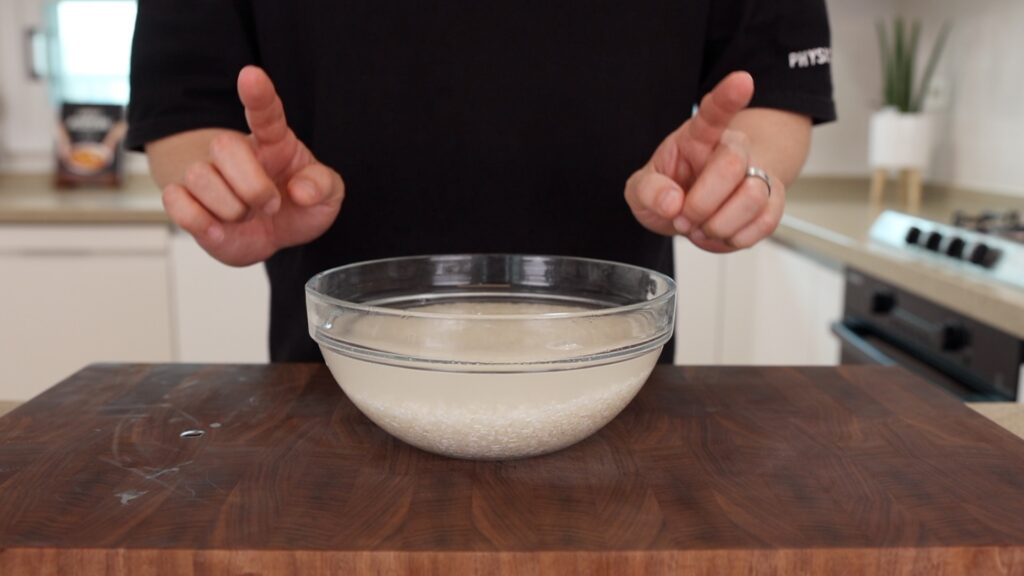 Soak Rice in Water