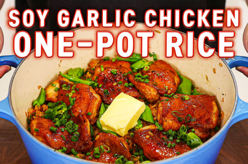 Soy Garlic Chicken Pot Rice