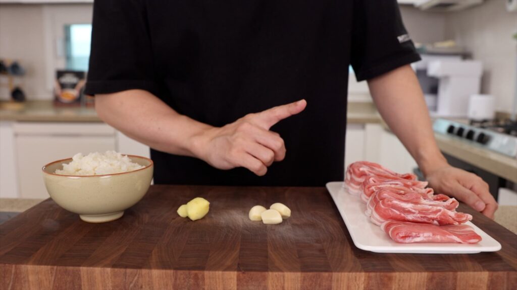 Ingredients for Butadon 