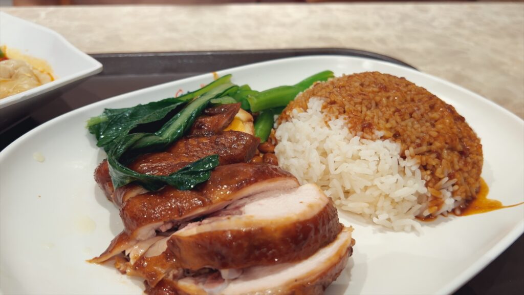 Soya Sauce Chicken Rice in Hawker Chan