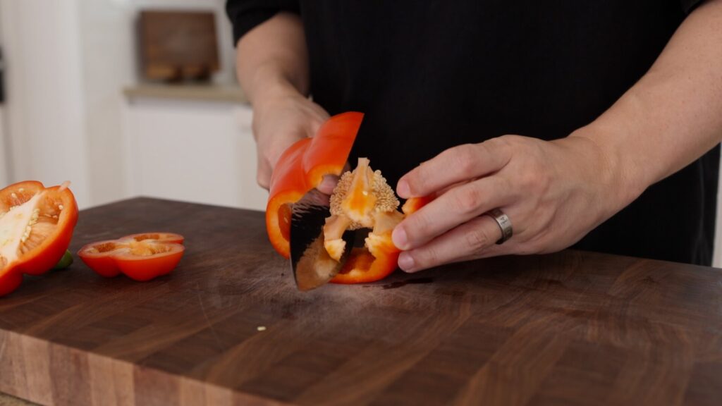 Cut Bell Peppers