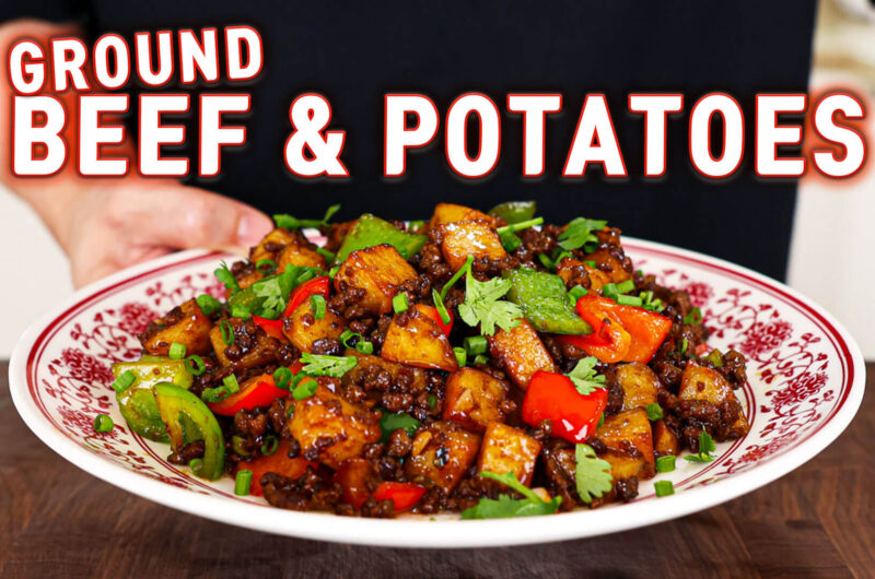Ground Beef and Potato Stir-Fry