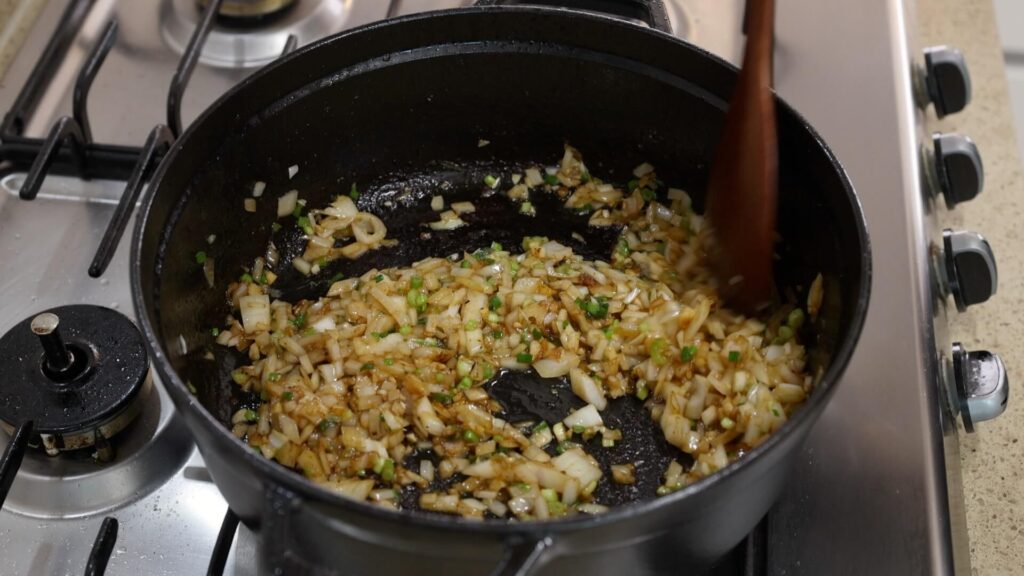 Saute Aromatic Vegetables