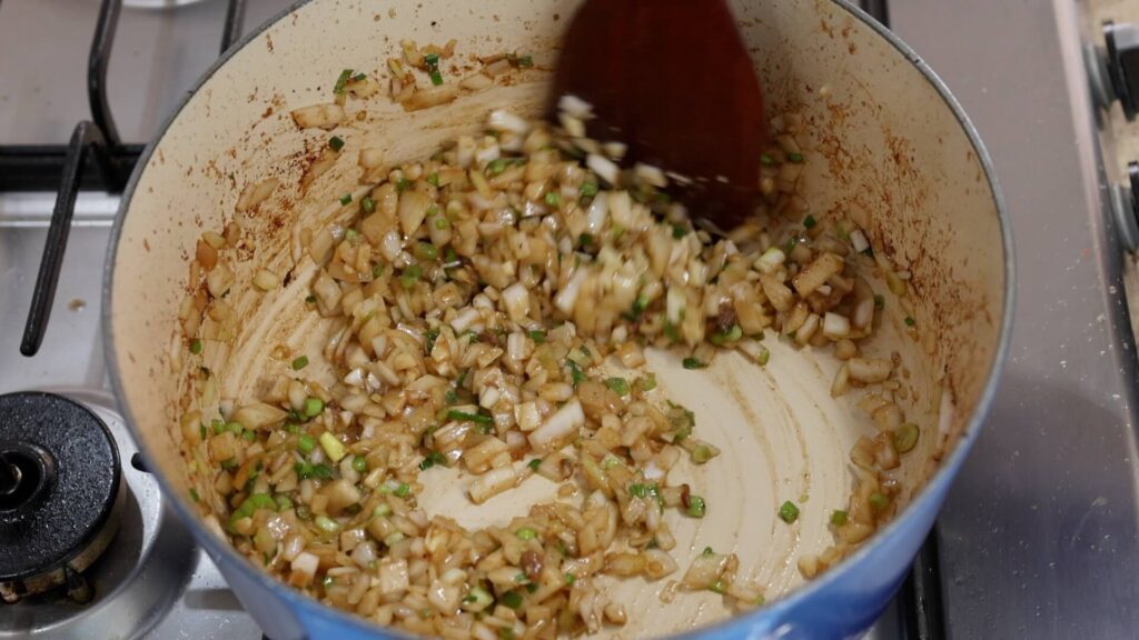 Saute Aromatic Vegetables