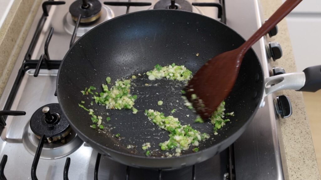 Sauteing Aromatic Vegetables