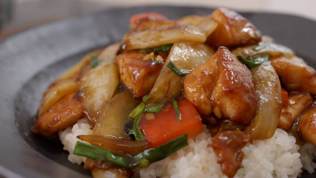 Chicken and Onion Stir-Fry