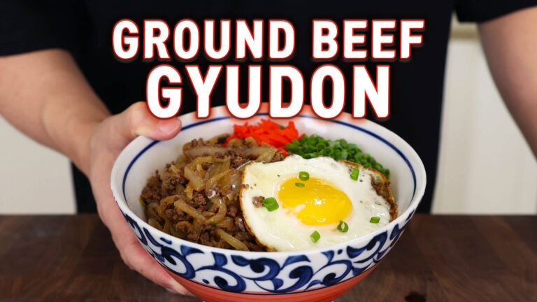 Ground Beef Gyudon