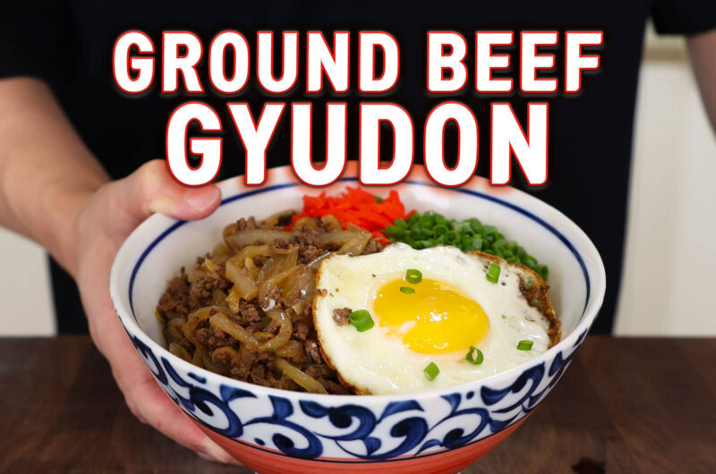 Ground Beef Gyudon